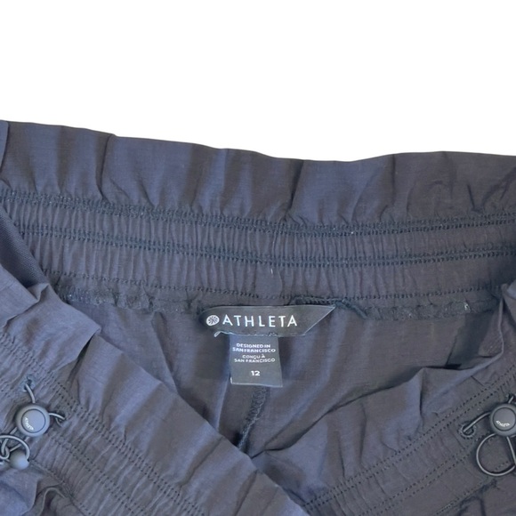 Athleta Trekkie High Rise Parachute Pants Black Size 12 - Picture 9 of 16